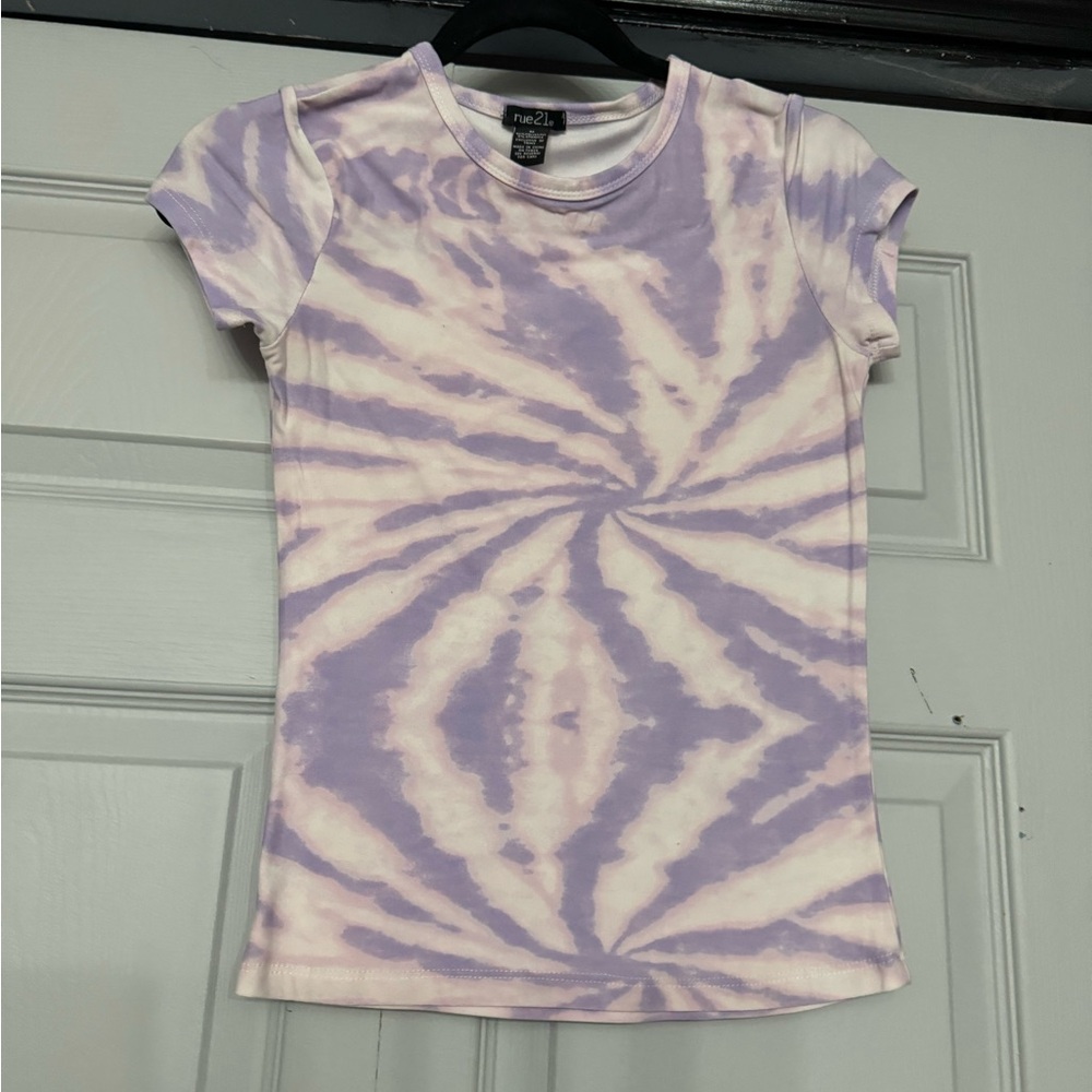 Pink & Purple Tie Dye Shirt